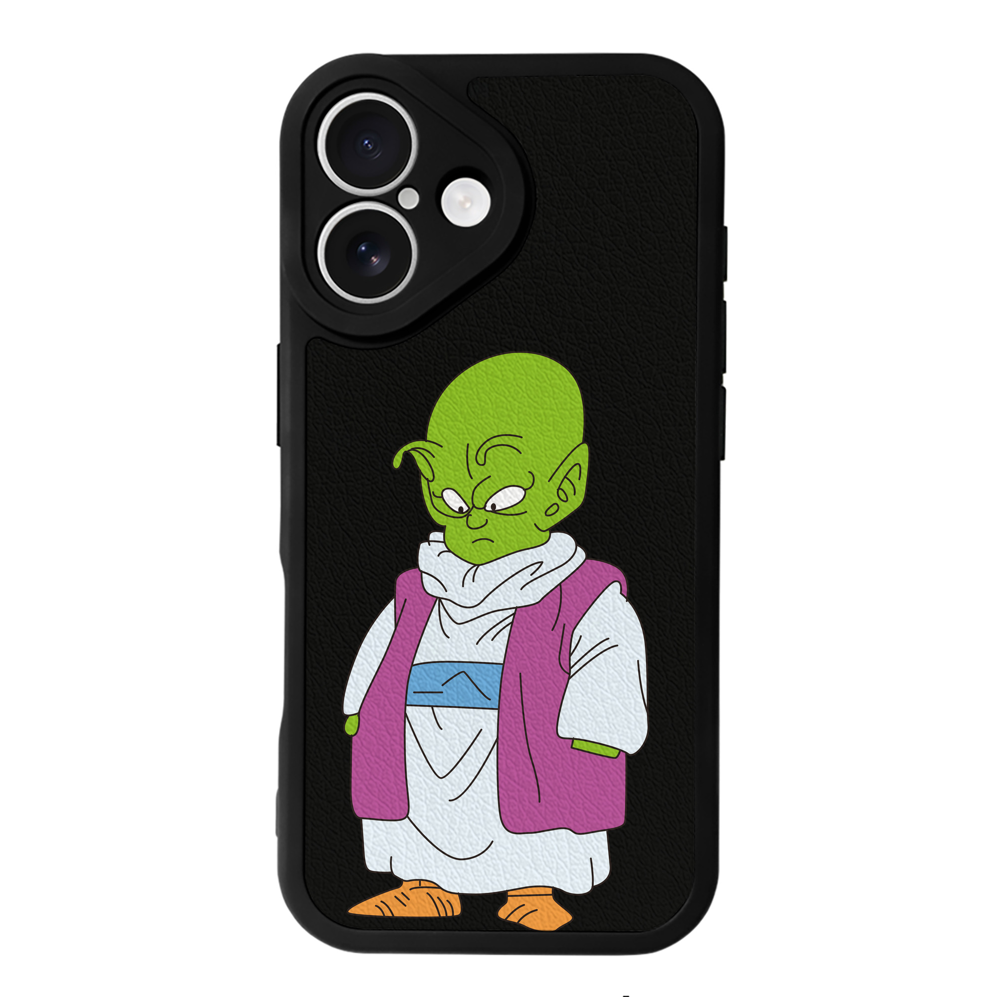 （画像用） ドラゴンボール ピッコロ DRAGON BALL Piccolo 【iPhone 16シリーズ対応】シリコンスマホケース（レザー調） 材質：シリコン